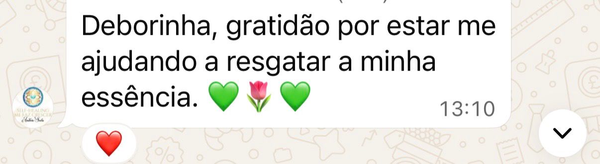 Depoimento escrito de participante sobre as aulas da mentoria